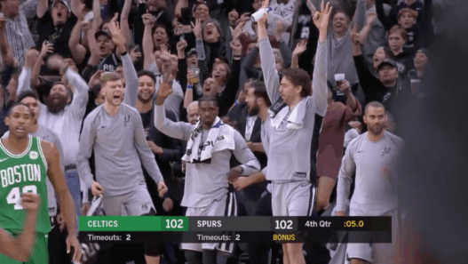 Manu Ginobili Celtics Game-Winner
