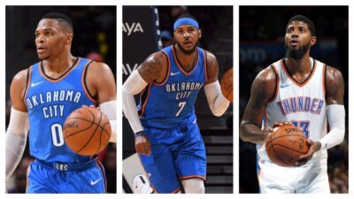 Paul George Carmelo Anthony Russell Westbrook