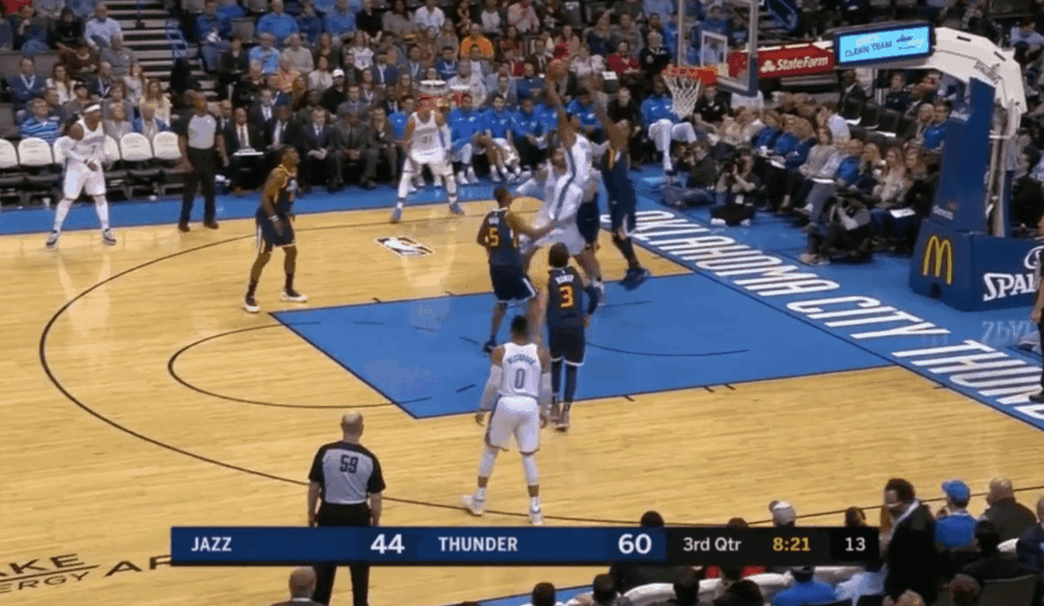 Paul George Derrick Favors OKC Jazz