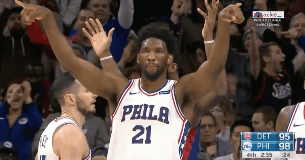 Sixers Embiid Drummond