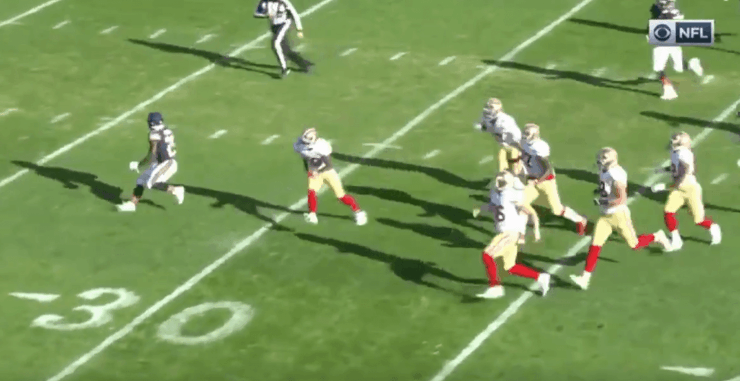 Tarik Cohen 49ers Punt Return Touchdown