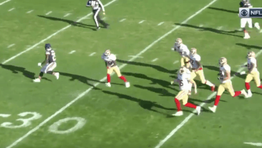 Tarik Cohen 49ers Punt Return Touchdown