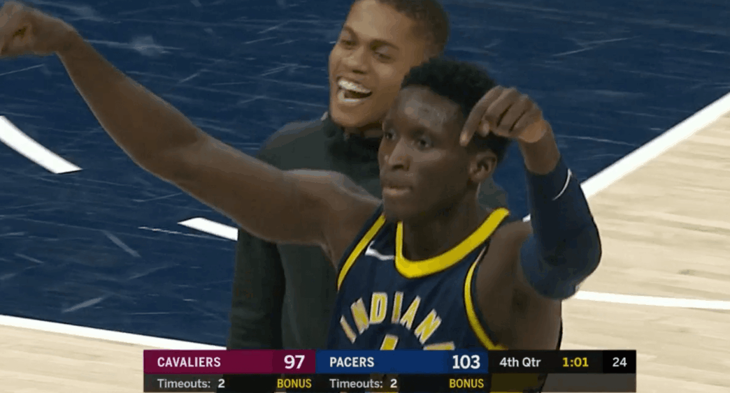 Victor Oladipo Indiana Pacers Cleveland Cavaliers