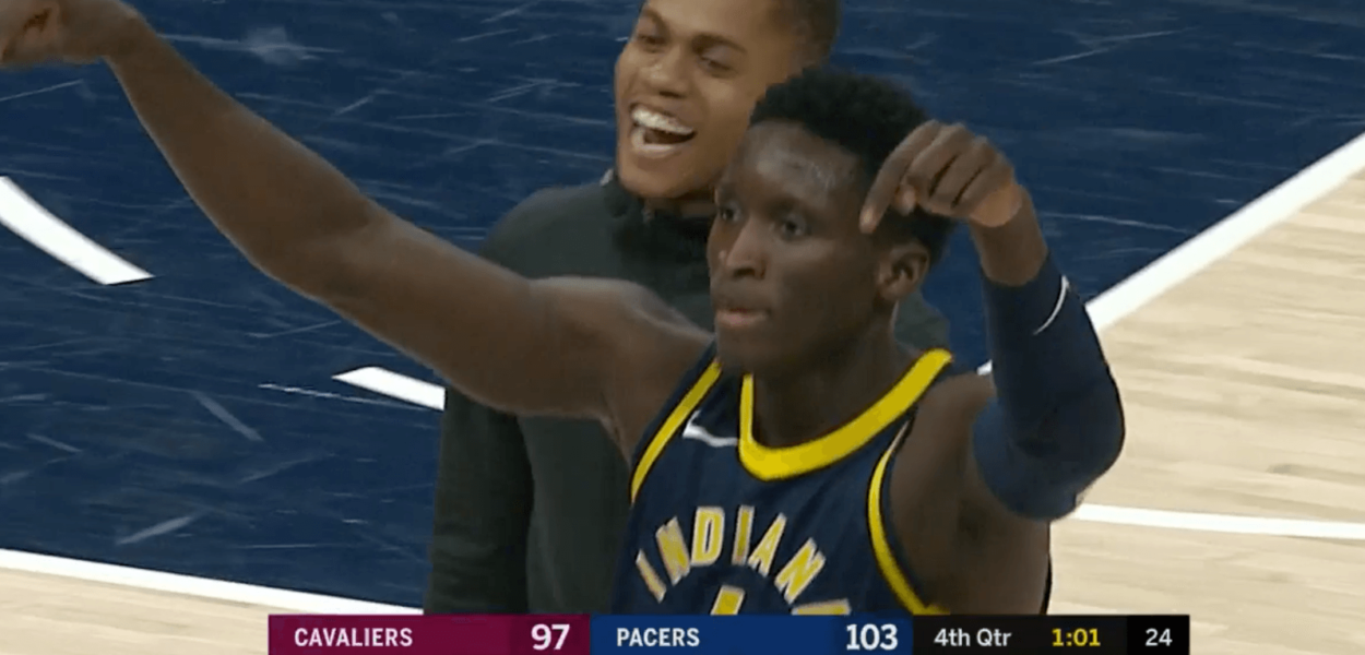 Victor Oladipo Indiana Pacers Cleveland Cavaliers