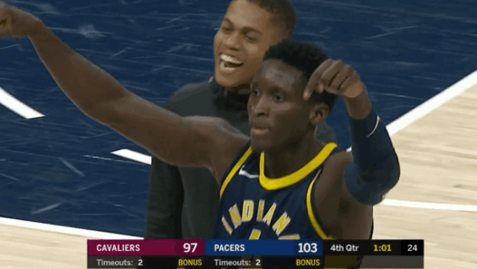 Victor Oladipo Indiana Pacers Cleveland Cavaliers