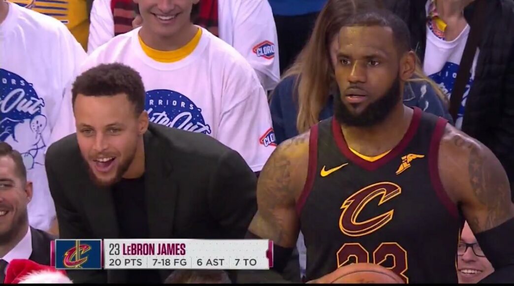 Warriors Cavs LeBron James Stephen Curry