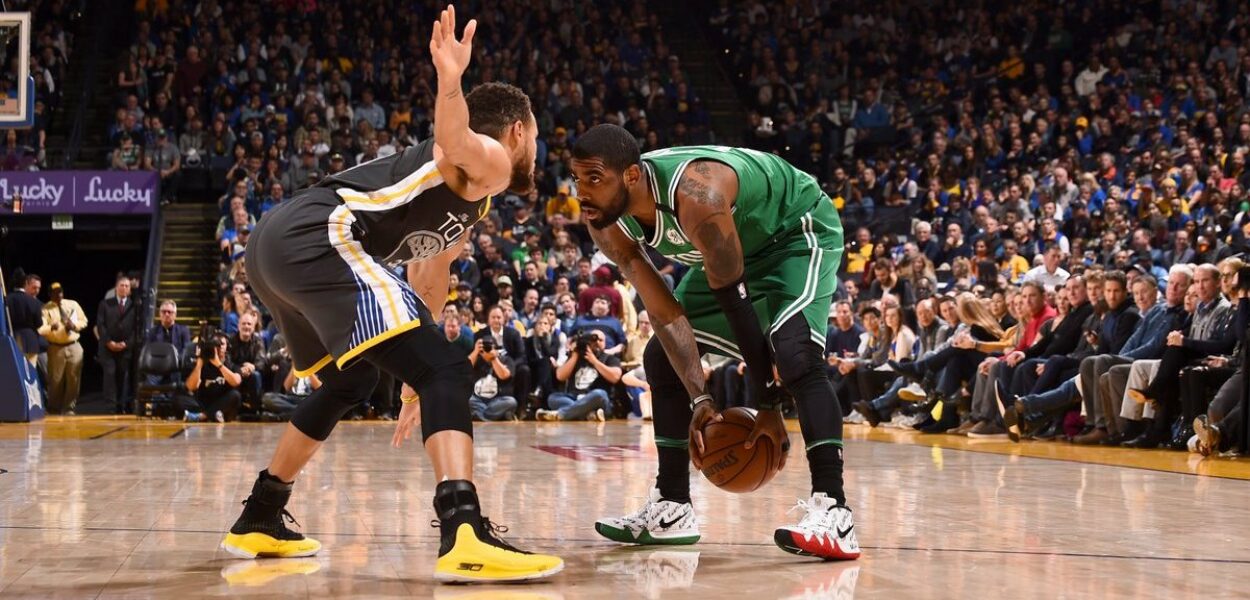 Celtics Warriors Kyrie Irving Stephen Curry