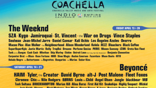 Coachella 2018 &ndash; une programmation ultra lourde et MHD