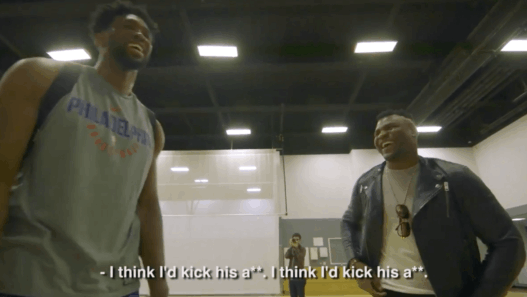 Joel Embiid Francis Ngannou