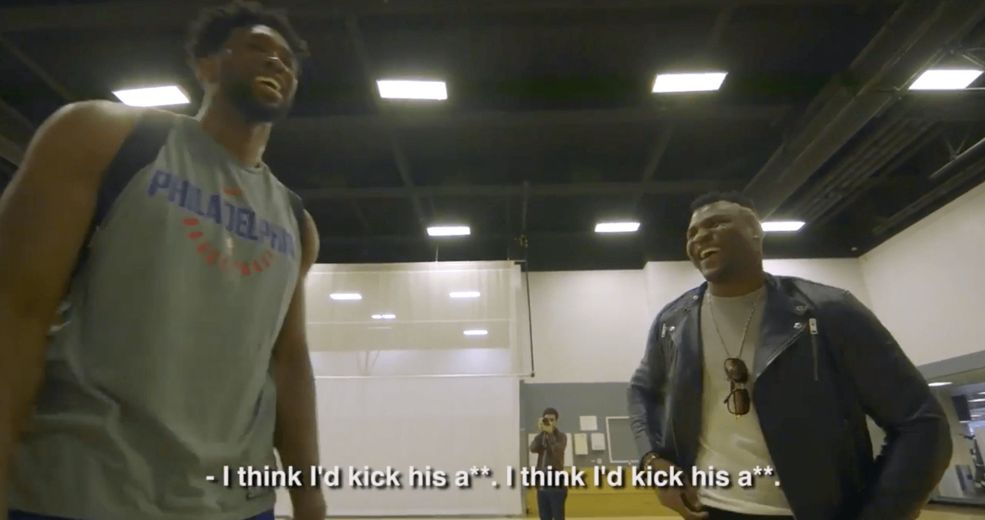 Joel Embiid Francis Ngannou