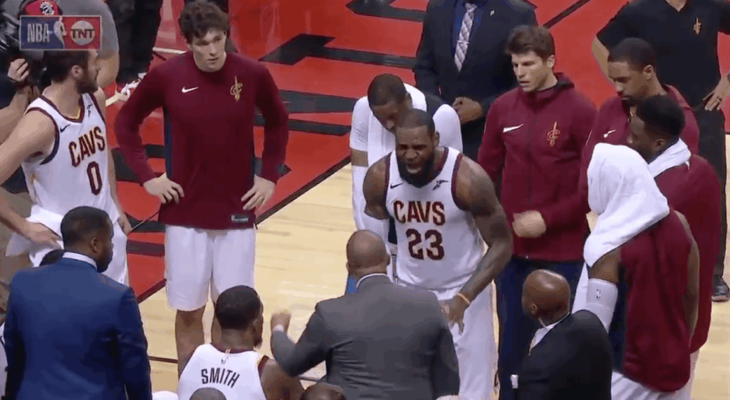 LeBron James Cavaliers Raptors