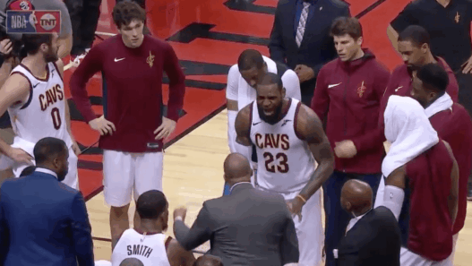 LeBron James Cavaliers Raptors