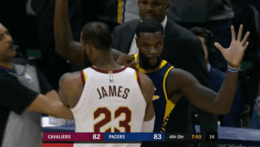 LeBron James Lance Stephenson