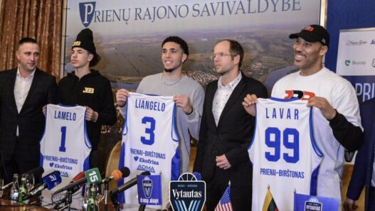 LiAngelo LaMelo Ball Lavar Vytautas Prienai