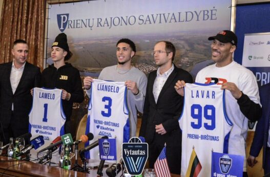 LiAngelo LaMelo Ball Lavar Vytautas Prienai