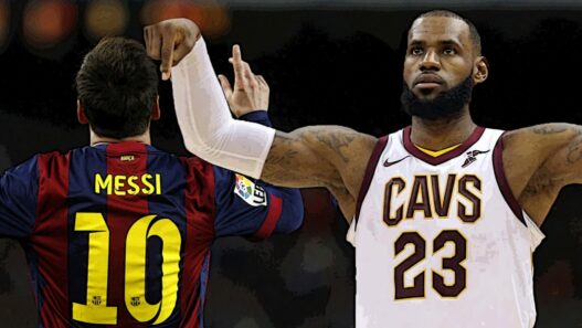 Lionel Messi LeBron James Xavi (1)