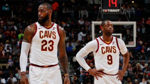 NBA Cavaliers Wolves LeBron James Dwyane Wade