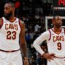 NBA Cavaliers Wolves LeBron James Dwyane Wade