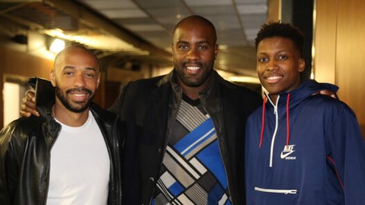Frank Ntilikina a rencontré Thierry Henry et Teddy Riner au All-Star Game