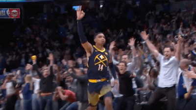 Gary Harris Nuggets Thunder buzzer