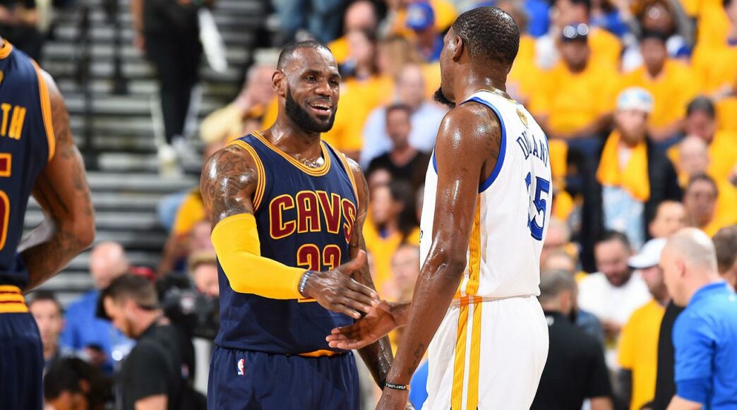 LeBron James Kevin Durant Warriors