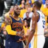 LeBron James Kevin Durant Warriors