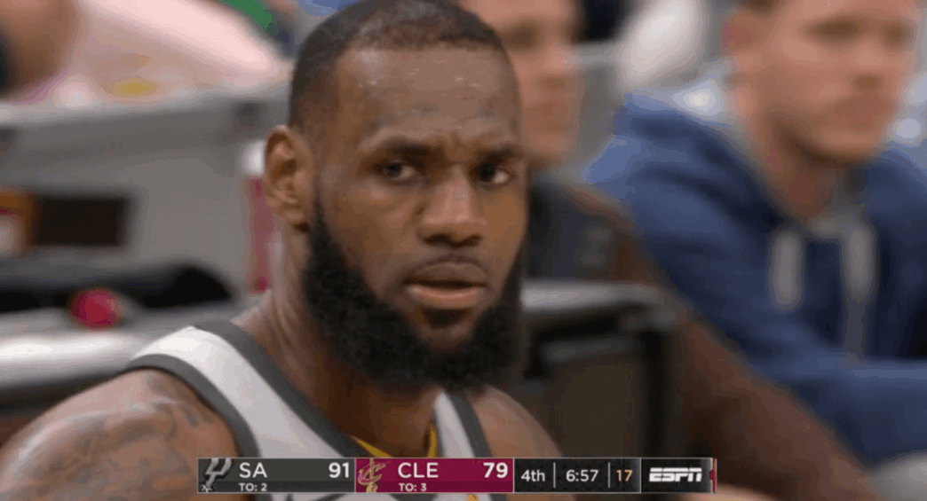 LeBron James Spurs Cavaliers