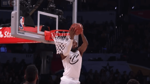 LeBron James alley-oop Westbrook