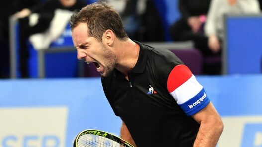 Richard Gasquet celebration