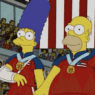 Simpsons Etats-Unis en curling