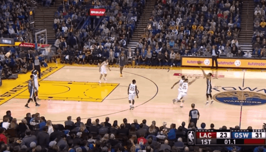Stephen Curry Buzzer Beater Clippers