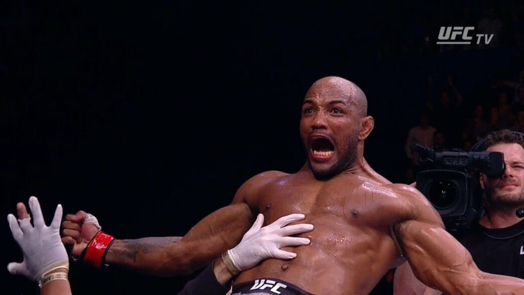Yoel Romero Luke Rockhold KO UFC 221