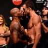 Yoel Romero Luke Rockhold Staredown