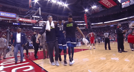 genou Jimmy Butler Rockets