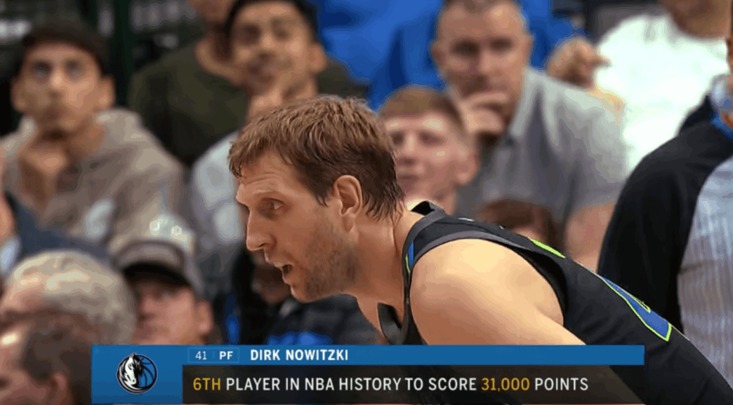 Dirk Nowitzki 31 000 points