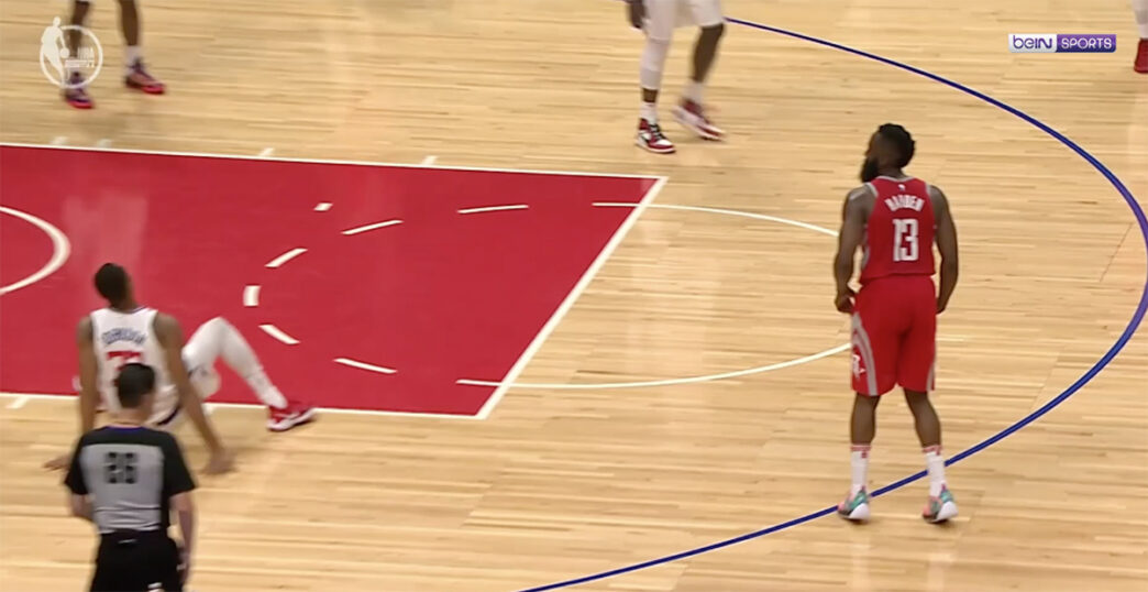 James Harden Wesley Johnson Clippers Rockets