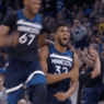 Karl Anthony Towns Timberwolves Warriors