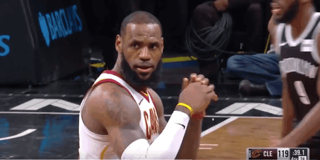 LeBron James Brooklyn Nets game