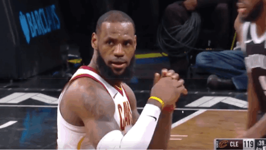 LeBron James Brooklyn Nets game