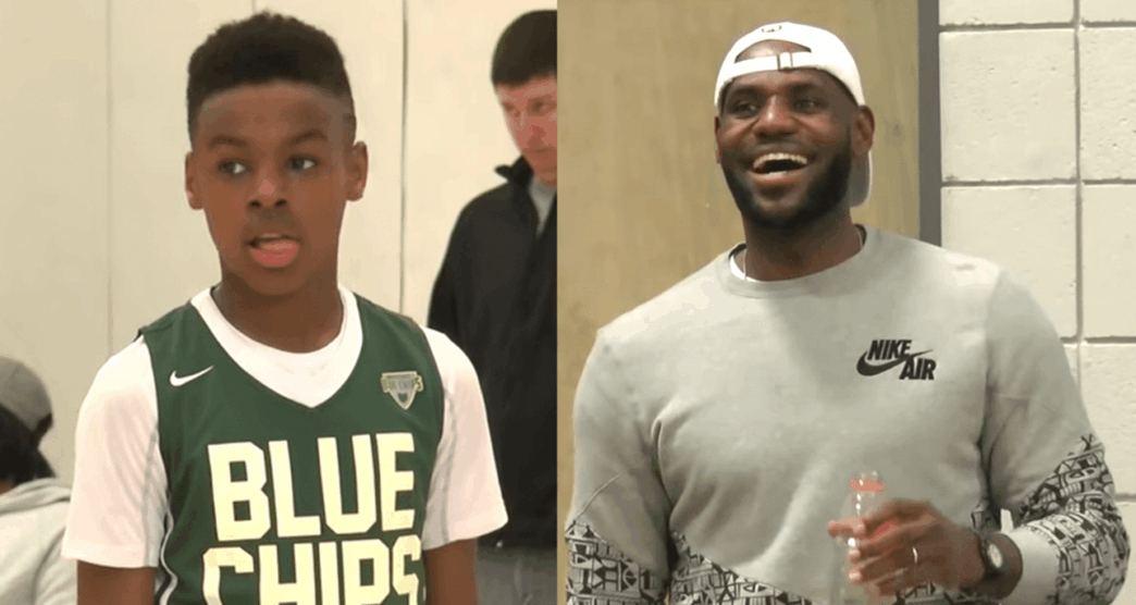 LeBron James LeBron James Jr (1)