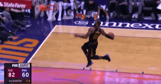 LeBron James triple double Cavs