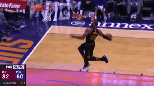 LeBron James triple double Cavs