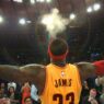 NBA LeBron James Chalk Toss