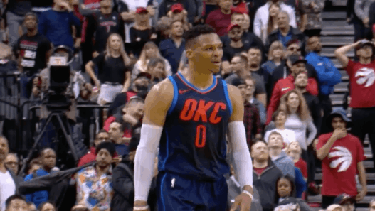 OKC Russell Westbrook Raptors
