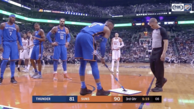 Russell Westbrook Thunder Suns