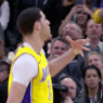 trois points triple double Lonzo Ball Spurs