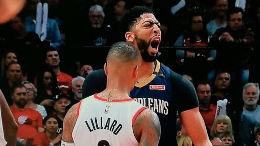 Anthony Davis Damian Lillard Pelicans Blazers
