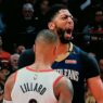 Anthony Davis Damian Lillard Pelicans Blazers