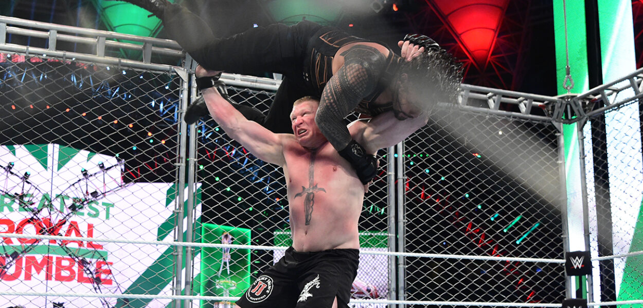 Brock Lesnar reste le champion Universal de la WWE !