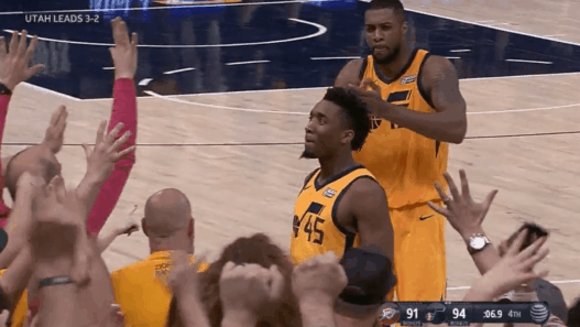 Donovan Mitchell exceptionnel et le Jazz sort le Thunder !
